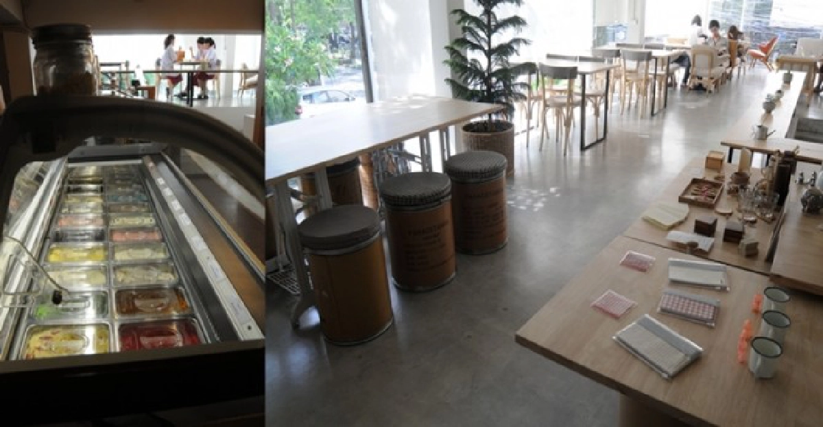 ไอศกรีมรสมือดับร้อน-ร้าน'ช้อนน้อย'