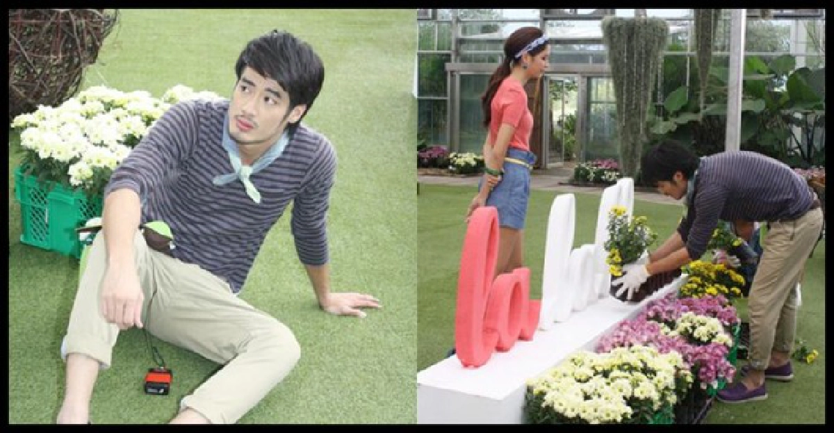 'บอย'ทำเนียนปลอมตัวเป็นคนจัดสวนจีบ'มารี'
'บอย'ทำเนียนปลอมตัวเป็นคนจัดสวนจีบ'มารี'
