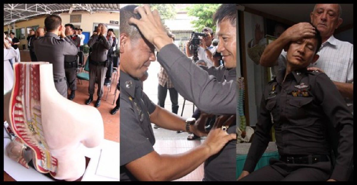 'ไคโรแพรคติก'บำบัดตำรวจเครียด 'ไคโรแพรคติก'บำบัดตำรวจเครียด