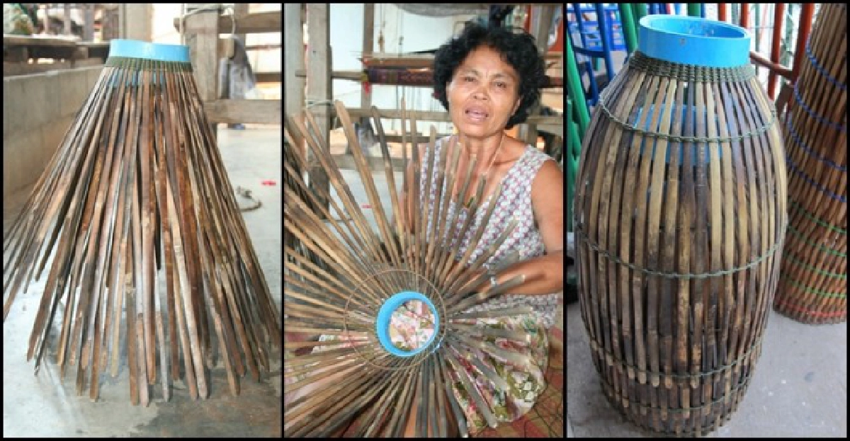 'สานสุ่มดักปลา'ผันงานอดิเรกสู่รายได้หลัก