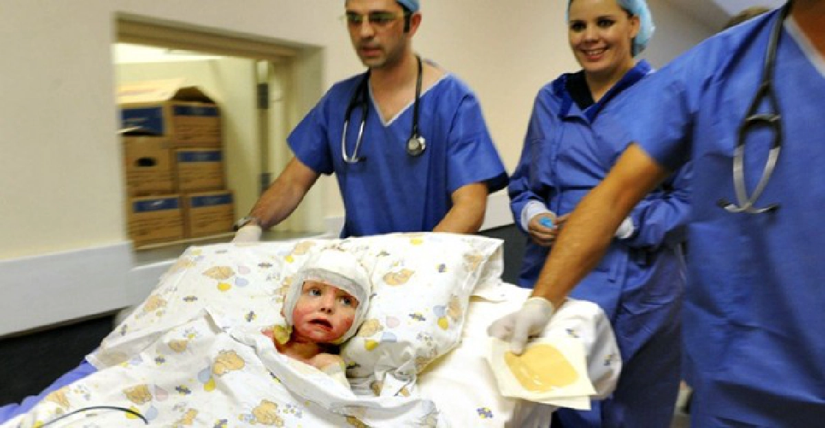 แพทย์แอฟริกาปลูกถ่ายผิวหนังให้เด็ก3ขวบ