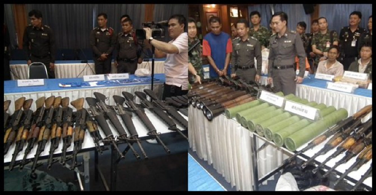 แม่สายยึดอาวุธล็อตใหญ่ส่งแก๊งยา แม่สายยึดอาวุธล็อตใหญ่ส่งแก๊งยา