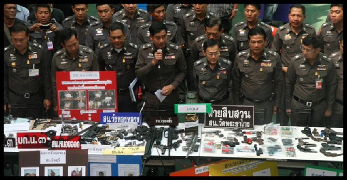 บช.น.กวาดล้างกรุงยึดปืน234กระบอก บช.น.กวาดล้างกรุงยึดปืน234กระบอก