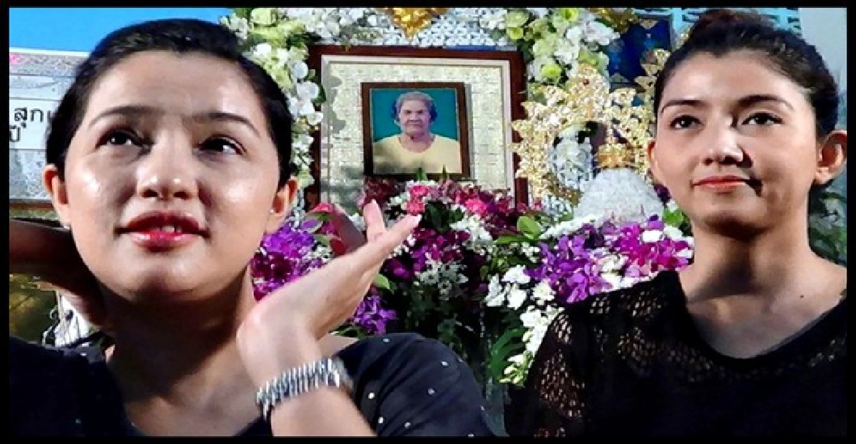 เศร้า!'ทราย-โอ๋ เพชรดา'ร่วมงานศพยาย