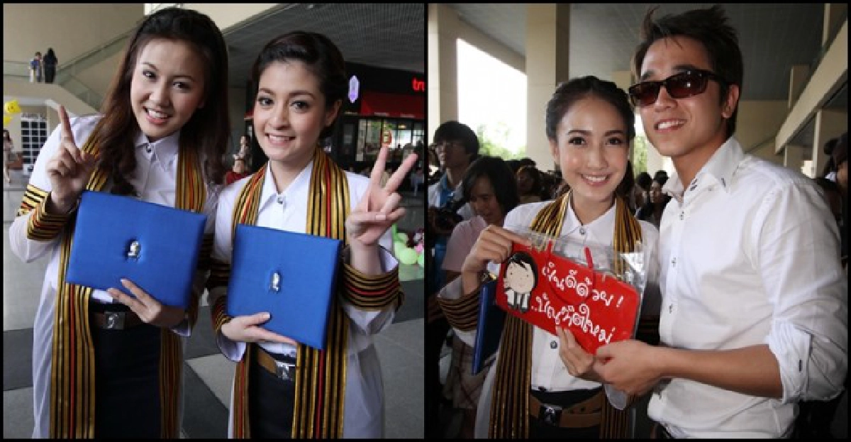 คึกคัก!ดาราดังตบเท้ารับปริญญา คึกคัก!ดาราดังตบเท้ารับปริญญา