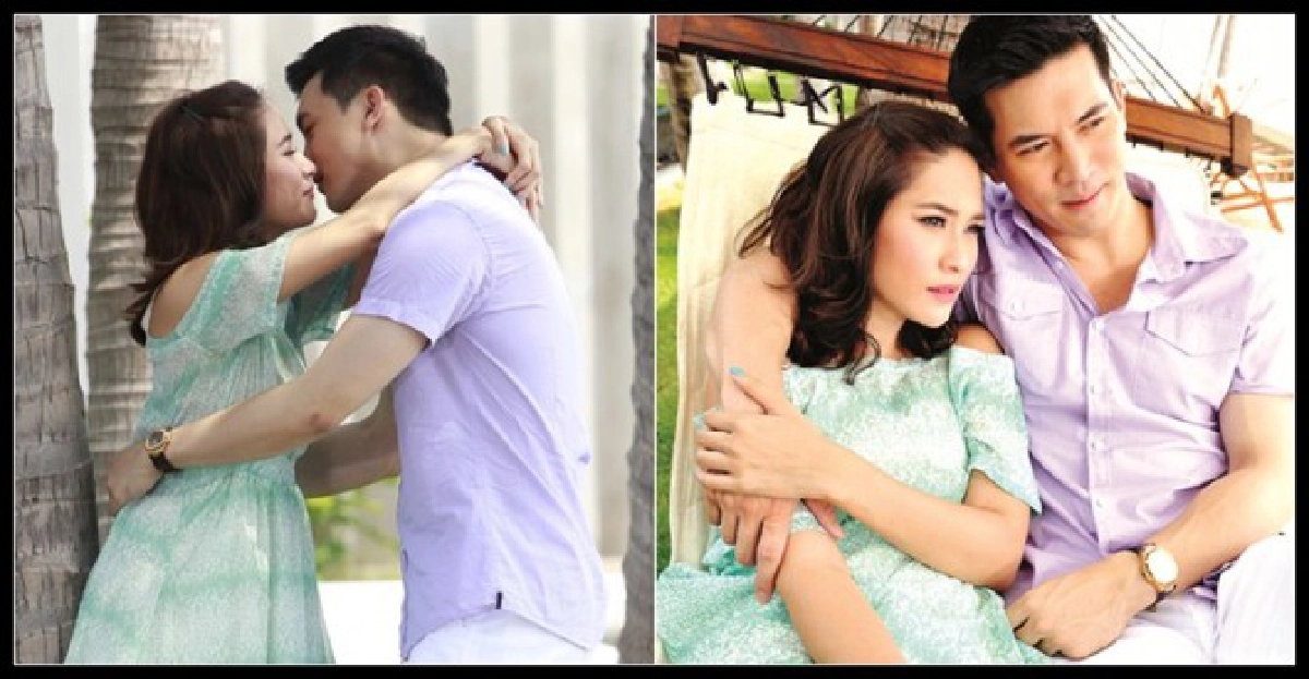 'เคน-พลอย'หวานเว่อร์นอนเปลกอดกันริมทะเล
