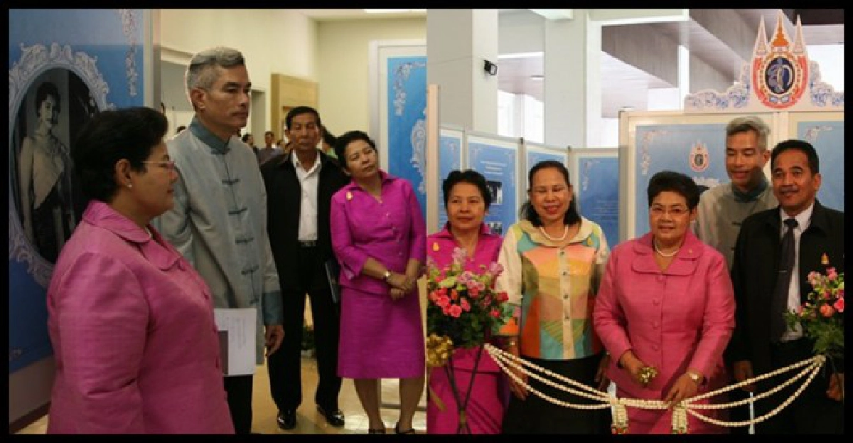 นิทรรศการตามรอยแม่กับงานศิลปาชีพ