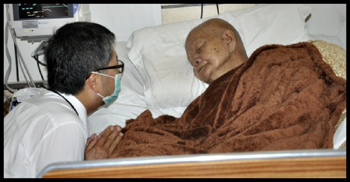 'หลวงพ่อคูณ'พักห้องกระจกปลอดเชื้อ 