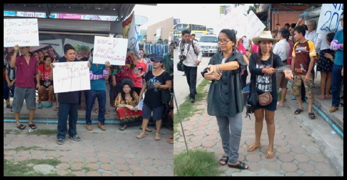 กรีดเลือด!ร้องเงินเยียวยาน้ำท่วม กรีดเลือด!ร้องเงินเยียวยาน้ำท่วม