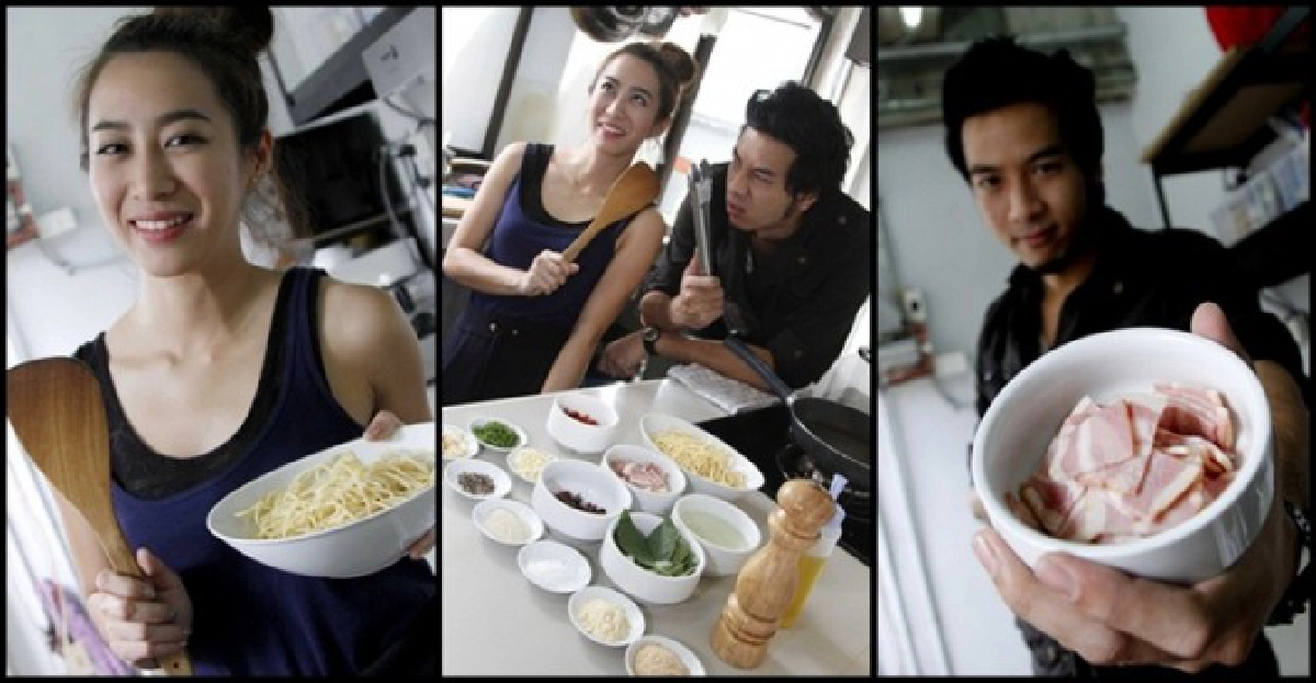 'โย่ง-จ๋า'พระ-นางคู่ใหม่ใส่ใจเมนูสปาเกตตี