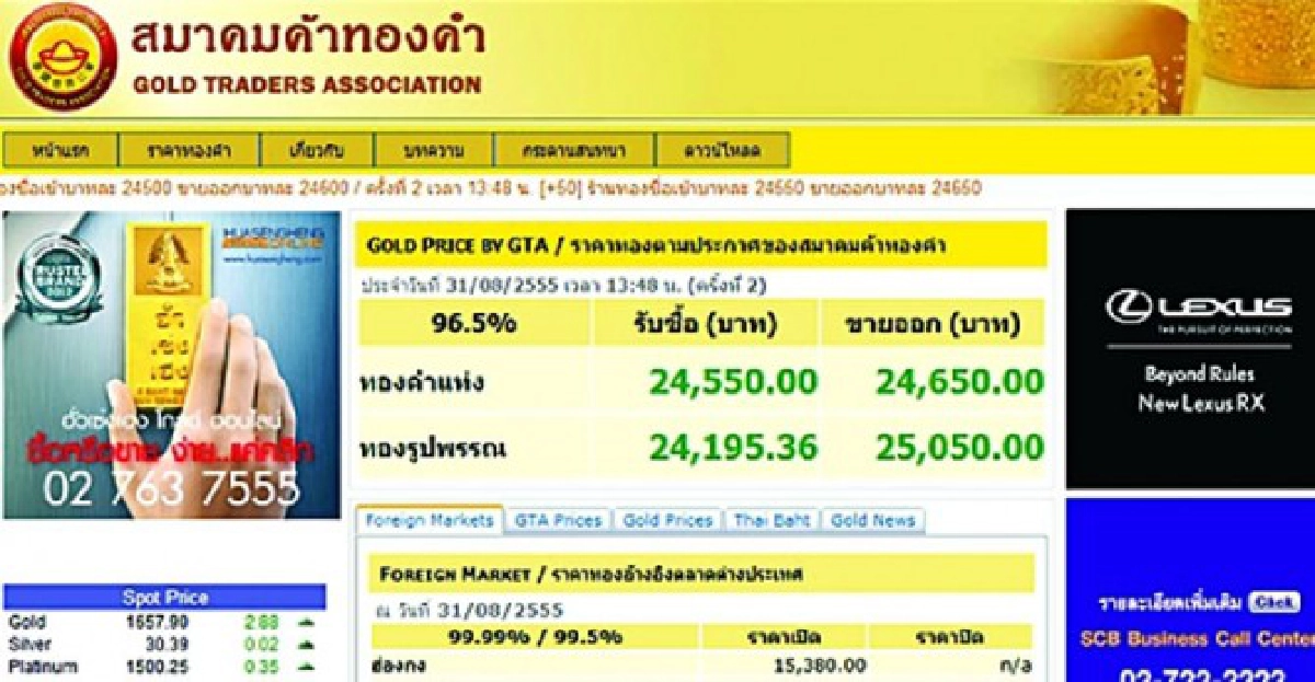 ว่าด้วยเรื่องของทองคำ ว่าด้วยเรื่องของทองคำ
