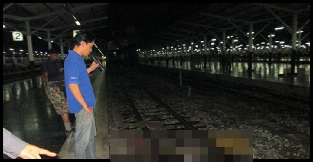 ดับสยอง!รถไฟทับจนท.สับรางขาด2ท่อน ดับสยอง!รถไฟทับจนท.สับรางขาด2ท่อน