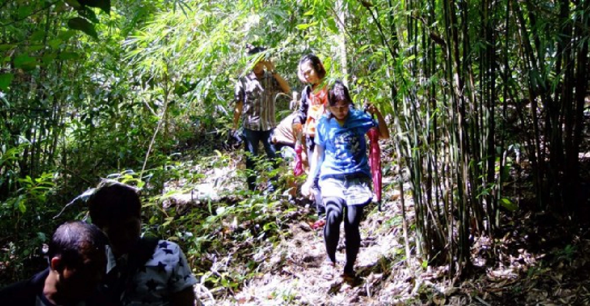 นทท.แห่ชมความงาม'น้ำตกฝาแฝด' นทท.แห่ชมความงาม'น้ำตกฝาแฝด'
