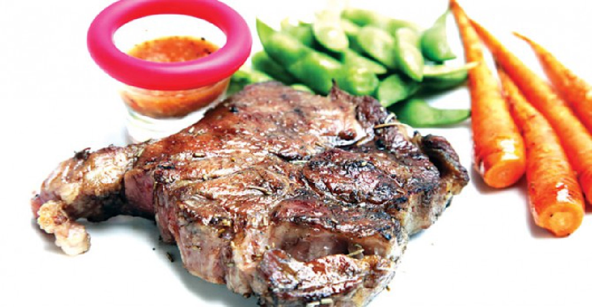 หมูดำคูโรบูตะสเต๊ก น้ำจิ้มแจ่ว หมูดำคูโรบูตะสเต๊ก น้ำจิ้มแจ่ว