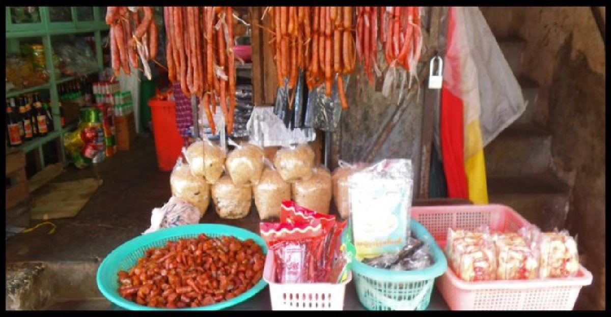 ตลาดจีนในย่างกุ้ง
