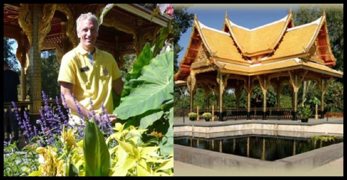'ศาลาไทย'กับ'ต้นบอน'ข้ามทวีป0องศา 'ศาลาไทย'กับ'ต้นบอน'ข้ามทวีป0องศา