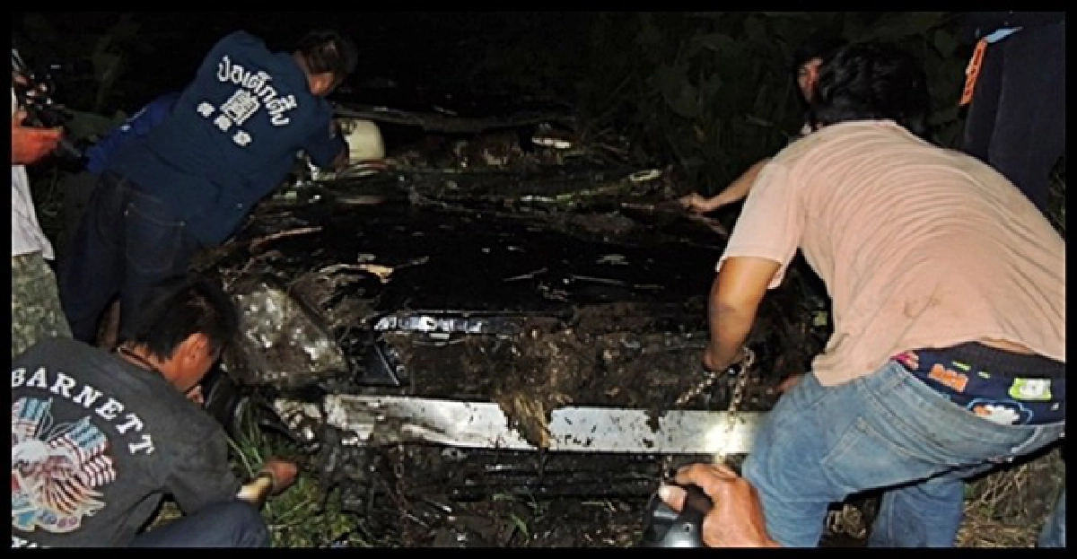 บึ้ม!เก๋งติดแก๊สไหม้วอดไร้เจ็บ