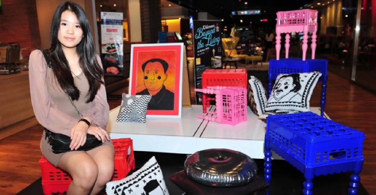 หยิบศิลปะสาดใส่ของแต่งบ้าน