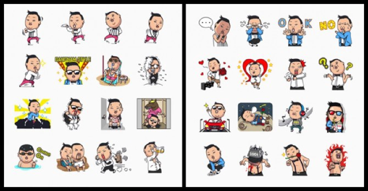 ฮิตไม่เลิก!'กังนัมสไตล์'ไลน์สติ๊กเกอร์ ฮิตไม่เลิก!'กังนัมสไตล์'ไลน์สติ๊กเกอร์