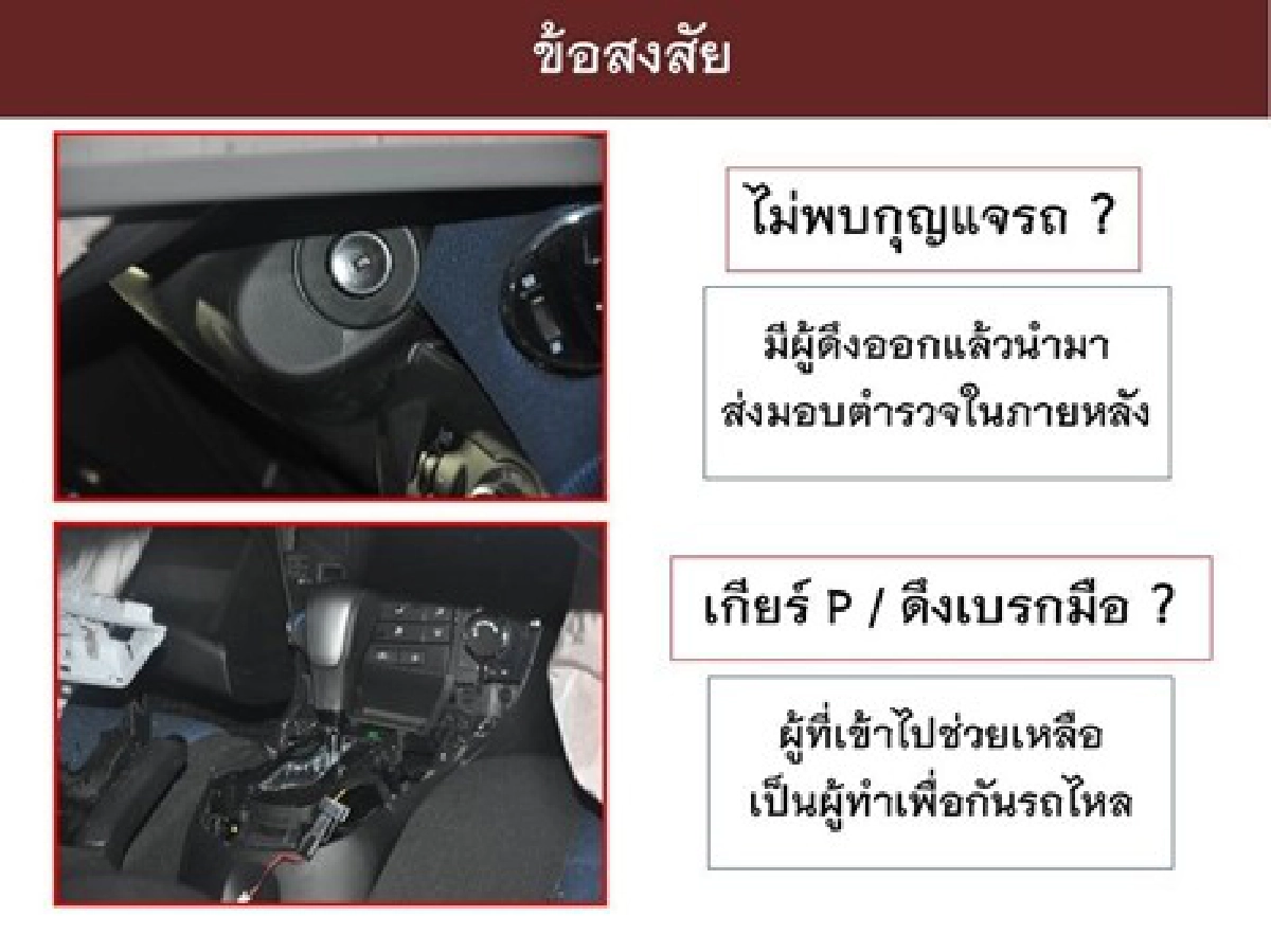 ไขปริศนา!ผจก.เชฟโรเลตขับรถตกตึก