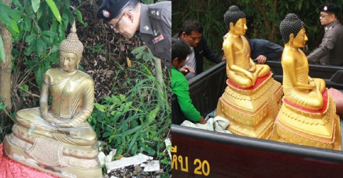 ทิ้ง'พุทธรูปเก่า'กองขยะบางเสร่ ทิ้ง'พุทธรูปเก่า'กองขยะบางเสร่
