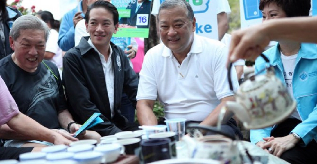 'คุณชายหมู'ลุยหาเสียงผู้สูงอายุ