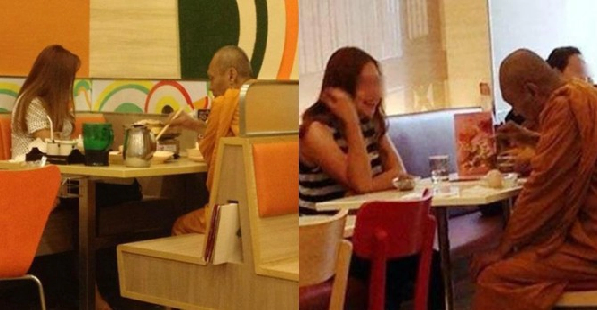 โผล่อีก!รูปพระนั่งกินไอศกรีมกับสีกา โผล่อีก!รูปพระนั่งกินไอศกรีมกับสีกา
