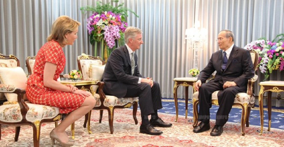 'เจ้าชายฟิลีป-พระชายา'เฝ้าฯในหลวง 'เจ้าชายฟิลีป-พระชายา'เฝ้าฯในหลวง