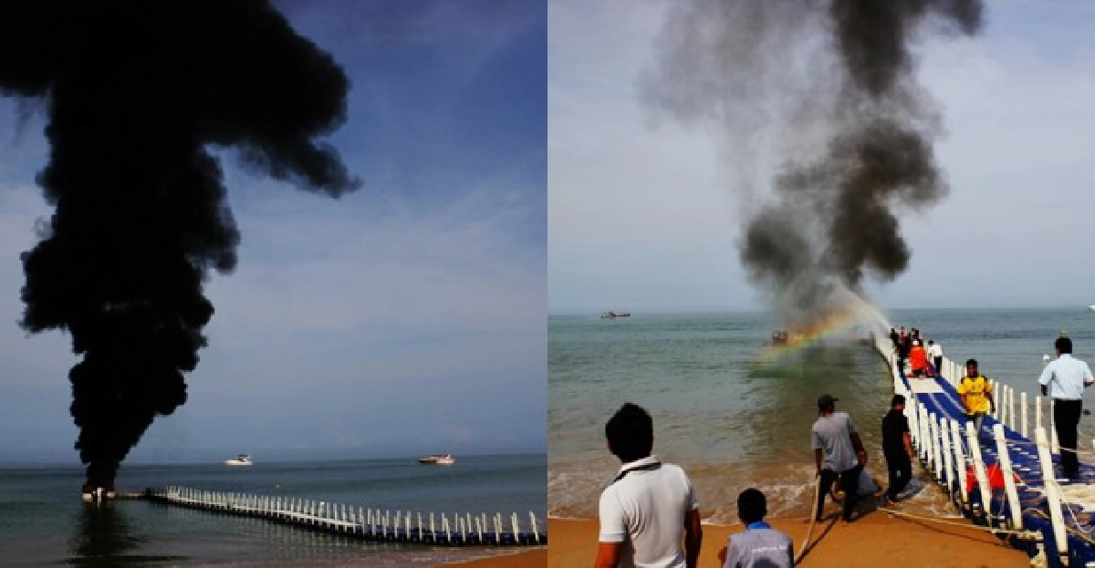 'เรือยอร์ช'ระเบิดหน้าโรงแรมดังพังงา 'เรือยอร์ช'ระเบิดหน้าโรงแรมดังพังงา