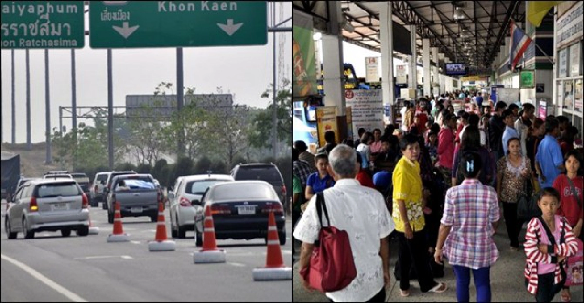 ถนนมิตรภาพรถแน่น-บขส.โคราชคึกคัก!