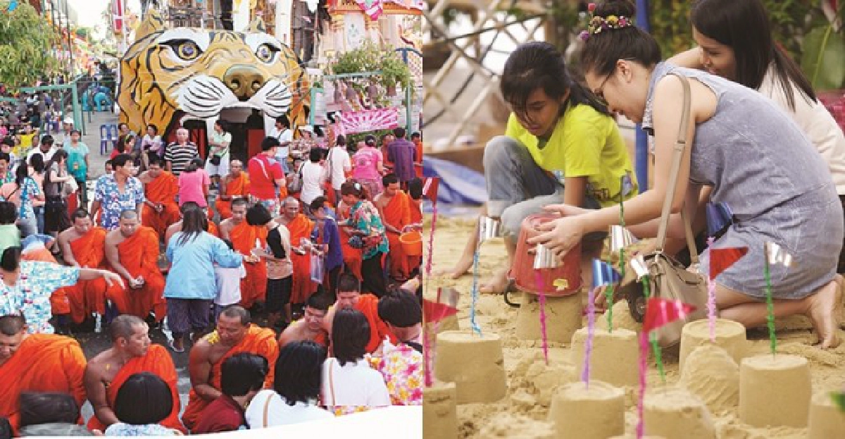 ลอยเทียนแก้ปีชงกับบุญสรงน้ำพระร้อยวัดตะเคียน ลอยเทียนแก้ปีชงกับบุญสรงน้ำพระร้อยวัดตะเคียน