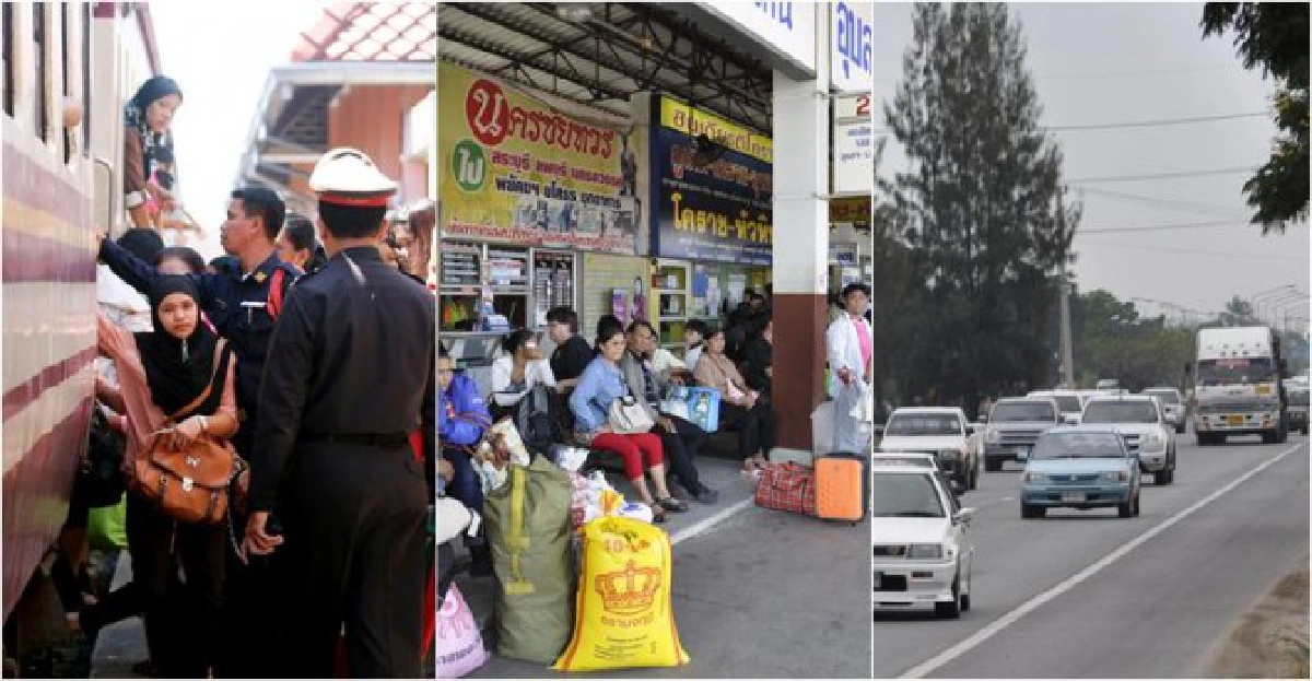 ปชช.แห่กลับกทม.หลังหยุดฉลองสงกรานต์ ปชช.แห่กลับกทม.หลังหยุดฉลองสงกรานต์