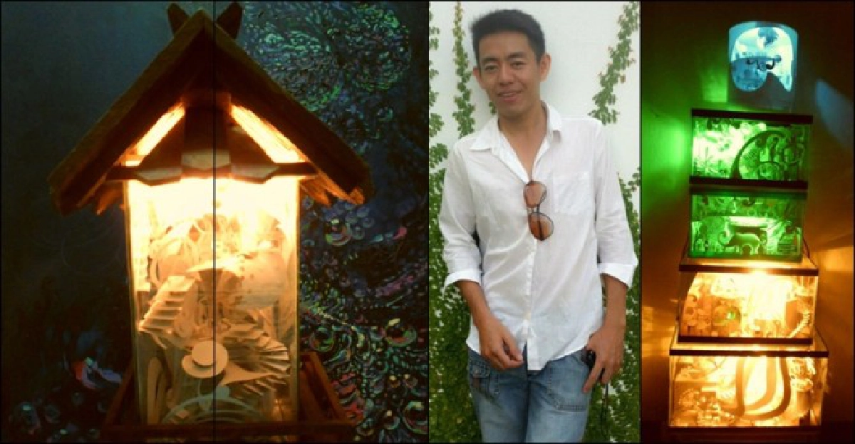 รังสรรค์ขยะสู่'โคมไฟอนาคต'