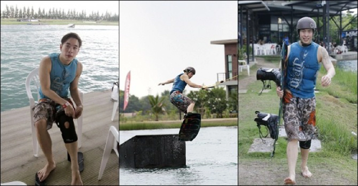 'ธนิก' ใช้วันหยุดไปกับ 'เวคบอร์ด' 'ธนิก' ใช้วันหยุดไปกับ 'เวคบอร์ด'