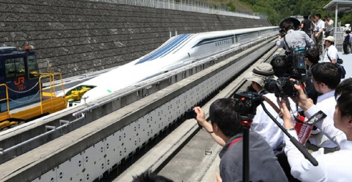ญี่ปุ่นทดสอบรถไฟความเร็วสูง ญี่ปุ่นทดสอบรถไฟความเร็วสูง