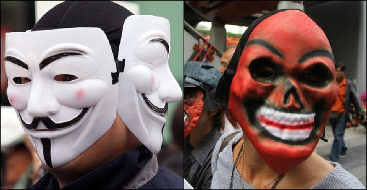 'สวมหน้ากาก(เข้าหากัน)'ร้าย-ดีอยู่ที่ใจ 'สวมหน้ากาก(เข้าหากัน)'ร้าย-ดีอยู่ที่ใจ