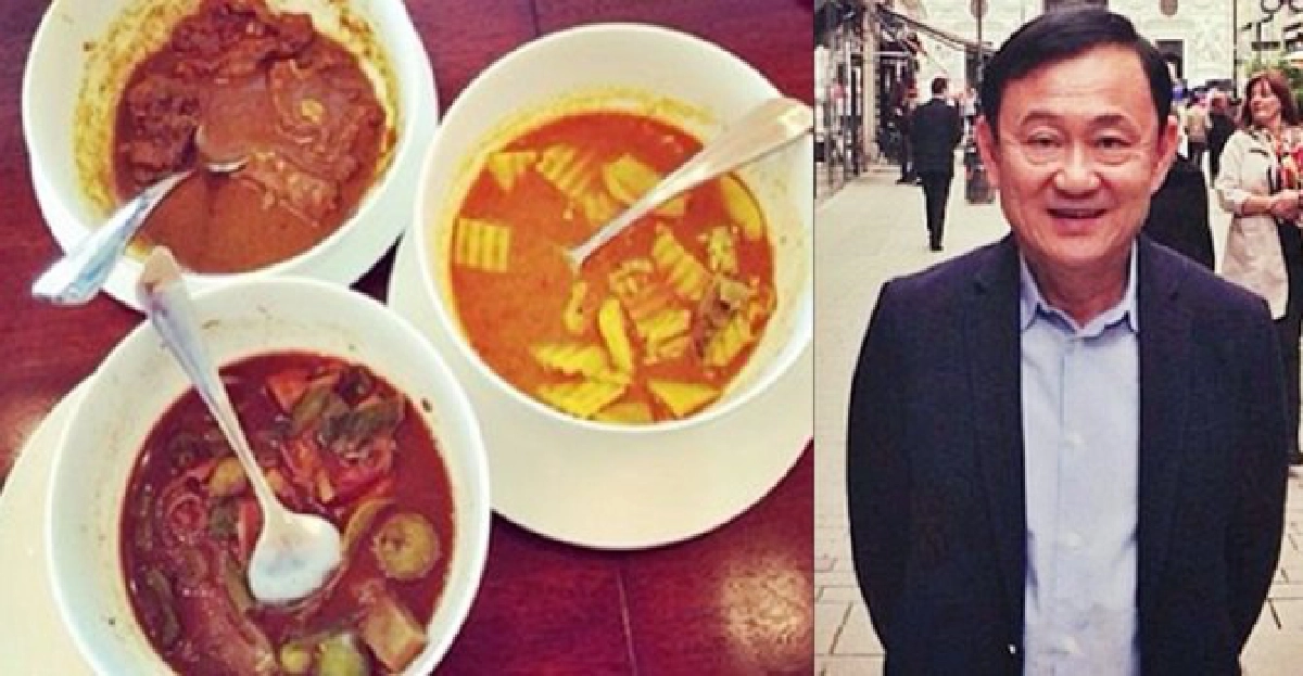'ทักษิณ'อวดรูปอาหารปักษ์ใต้-โว'ปู'ส่งมา