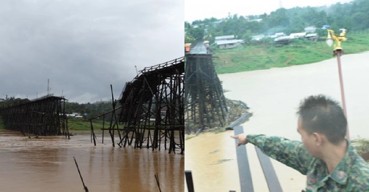เร่งซ่อม'สะพานมอญ'ขาด
