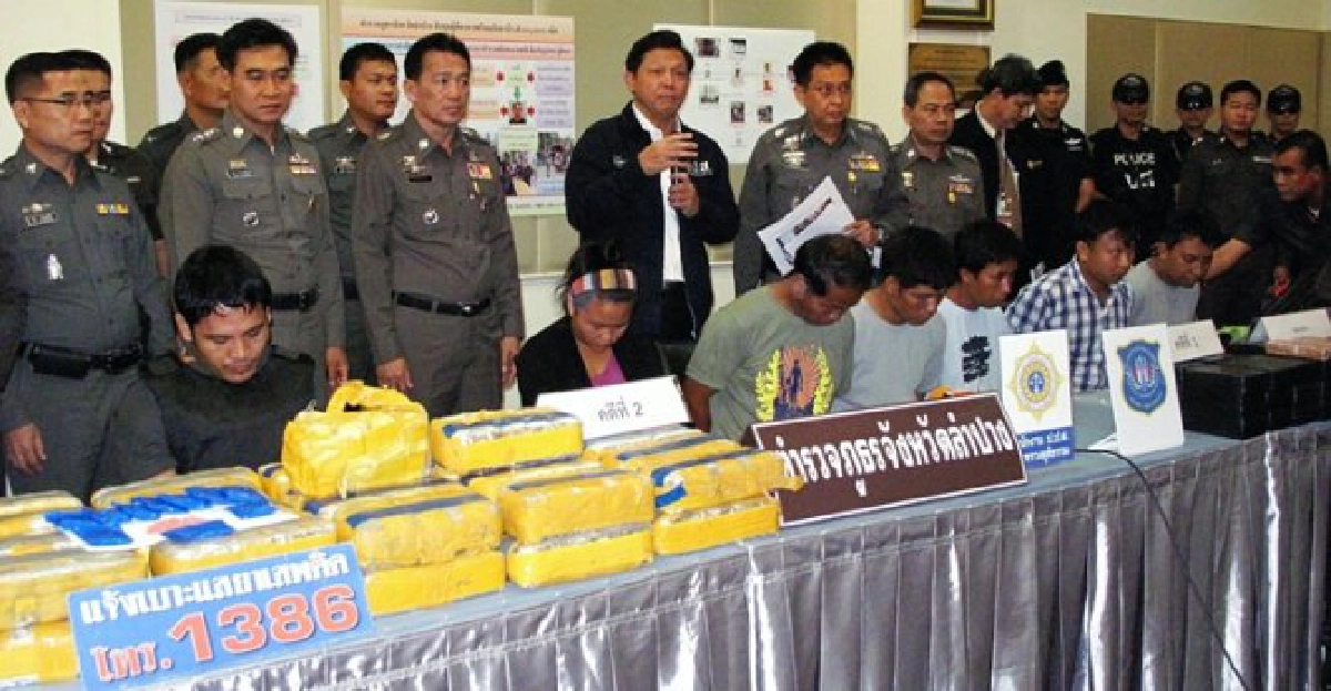 จับ!แก๊งชาวเขาขนเฮโรอีน34กก.