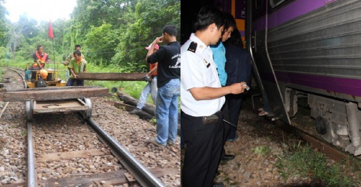 ลำปางกู้รถไฟด่วนตกรางได้แล้ว ลำปางกู้รถไฟด่วนตกรางได้แล้ว