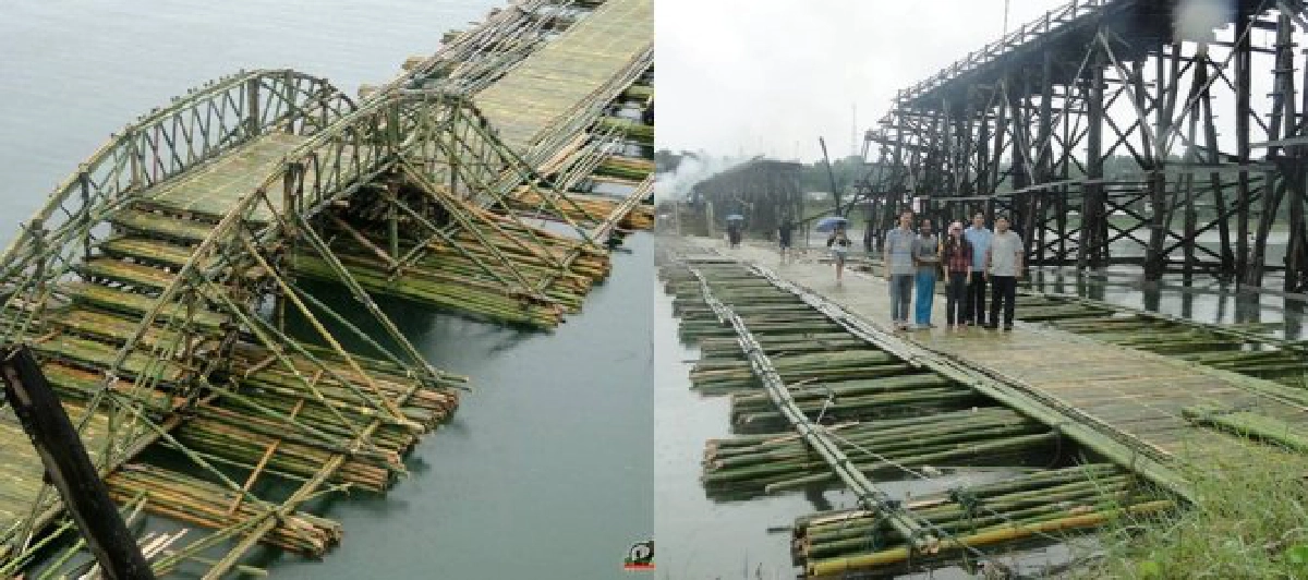 สร้างเสร็จแล้ว!สะพานมอญใหม่