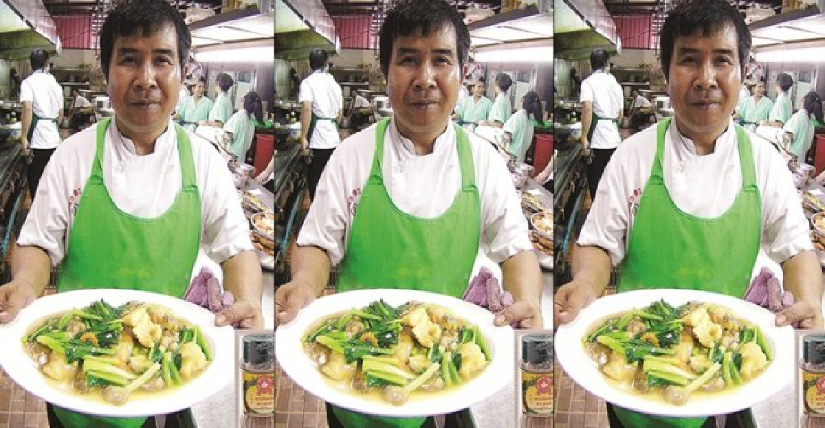 ก๋วยเตี๋ยวราดหน้าปลาเก๋าทะเล 