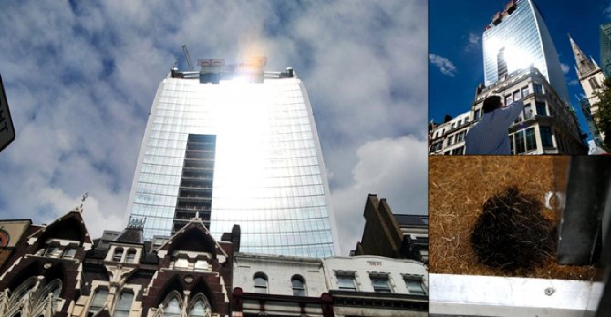 ชาวบ้านโวย!ตึกสะท้อนแดดทำรถละลาย
