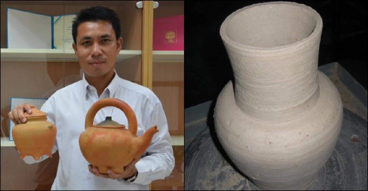 เครื่องปั้นดินเผา'เปลือกหอยเชอร์รี่'