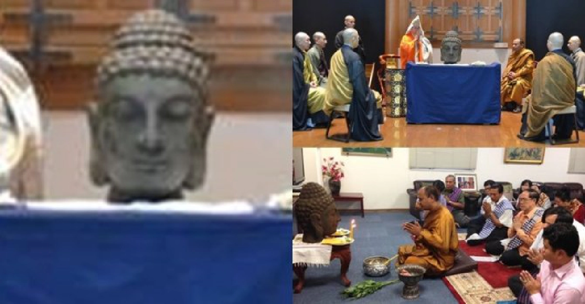 ลาวปลื้ม!ญี่ปุ่นส่งมอบ'เศียรพระโบราณ' ลาวปลื้ม!ญี่ปุ่นส่งมอบ'เศียรพระโบราณ'