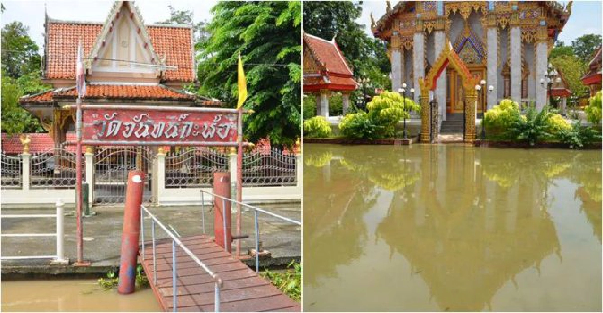 ท่วมโบสถ์วัดจันทร์กะพ้อ ท่วมโบสถ์วัดจันทร์กะพ้อ