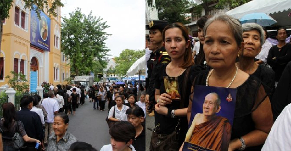 ปชช.สักการะพระศพ'พระสังฆราช'แน่น ปชช.สักการะพระศพ'พระสังฆราช'แน่น