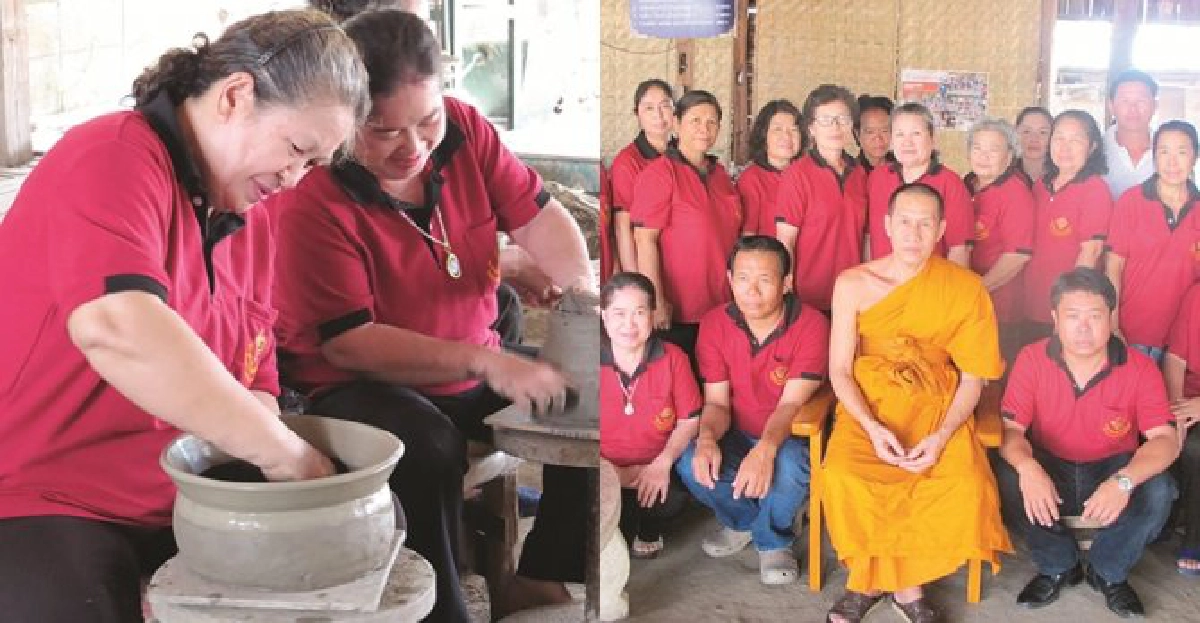 ครูบาจงพระผู้พลิกฟื้น'กลุ่มเครื่องปั้นดินเผาบ้านกวน' ครูบาจงพระผู้พลิกฟื้น'กลุ่มเครื่องปั้นดินเผาบ้านกวน'