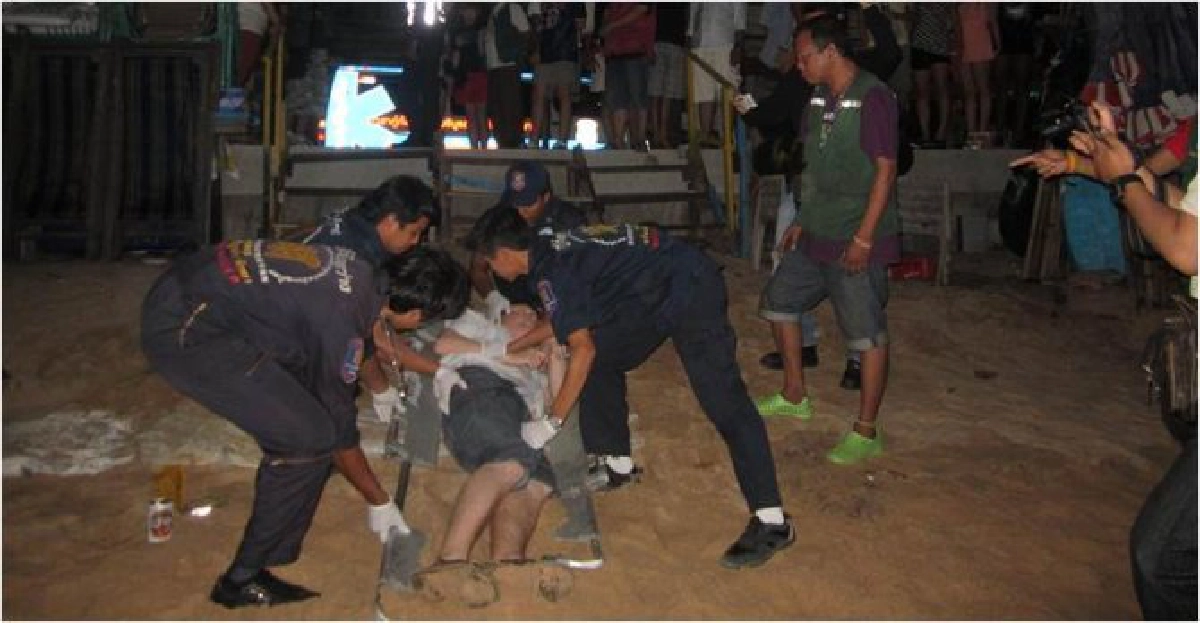 คนร้ายรุมสกรัม'หนุ่มรัสเซีย'ชิงทรัพย์
