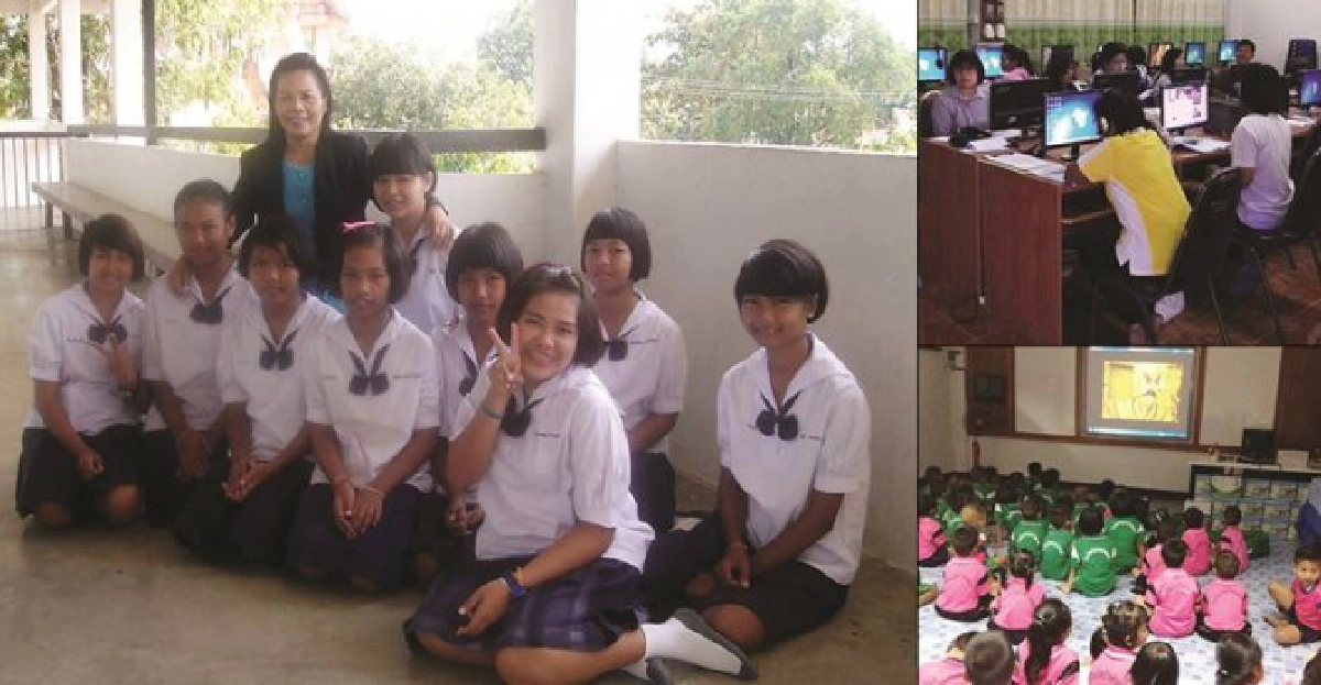 เรียนภาษาแบบผสมผสาน ที่'ร.ร.วัดบ้านด่านคนคบ' เรียนภาษาแบบผสมผสาน ที่'ร.ร.วัดบ้านด่านคนคบ'
